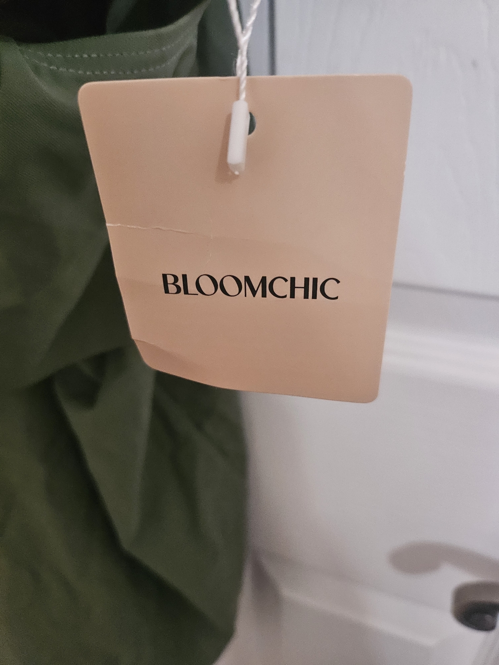 BLOOMCHIC Olive Green 2 Piece Swimsuit, NWT